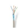 CAVO DI RETE NEDIS CCBGFTP6GY100 CAT6 | Incagliato | F / UTP | Rame | 100.0 m | Interno | Tondo | PVC | Grigio | BOBINA 100 METRI